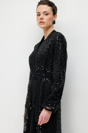 Palet Dantelli Abaya Elbise