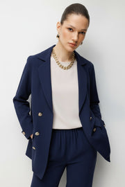 Blazer Ceket Takım Lacivert