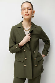 Blazer Ceket Takım Haki