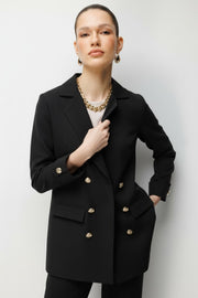 Blazer Ceket Takım Siyah